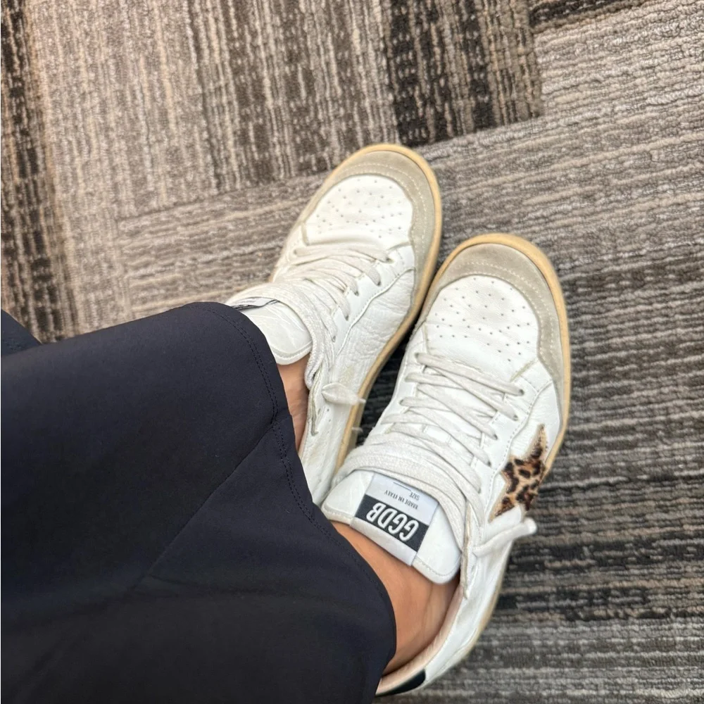 Golden Goose Ball-Star Animal Print Sneakers (size 38) - Picture 9 of 15